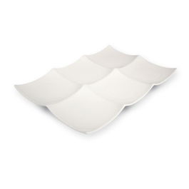 Le coq Bandeja 6 Compartimentos Cassiopea (6 Unidades) Porcelana de Alumina 29x19 cm