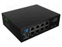 Lanberg ILGE-8P-2S-120 Switch Fast Ethernet PoE Negro