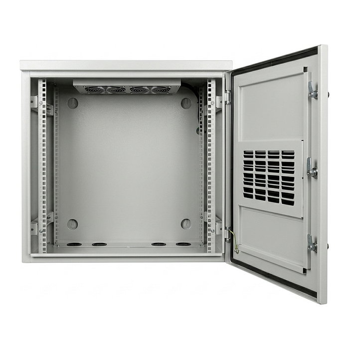 ALLNET Gabinete de pared 19 12HE 488mm Gris Claro IP55 SO-Serie ALLNET Gabinete de pared 19 12HE 488mm Gris Claro IP55 SO-Serie