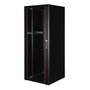 ROLINE 26.21.0216 Bastidor de Red Independiente de 19 Pulgadas, 42U, 800 x 800 x 2010 mm, Peso Máx. 600 kg, Puertas de Cristal Negro