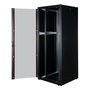 ROLINE 26.21.0216 Bastidor de Red Independiente de 19 Pulgadas, 42U, 800 x 800 x 2010 mm, Peso Máx. 600 kg, Puertas de Cristal Negro