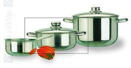 ECOAPARINOX Marmita de Acero Inoxidable 20 cm - Cocina, Ligera