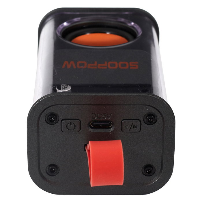 Be Mix Altavoz Bluetooth Portátil con Luces LED RGB, 5W, Batería Recargable 500mAh (3h Autonomía), Asa de Transporte, Altavoz Inalámbrico Be Mix