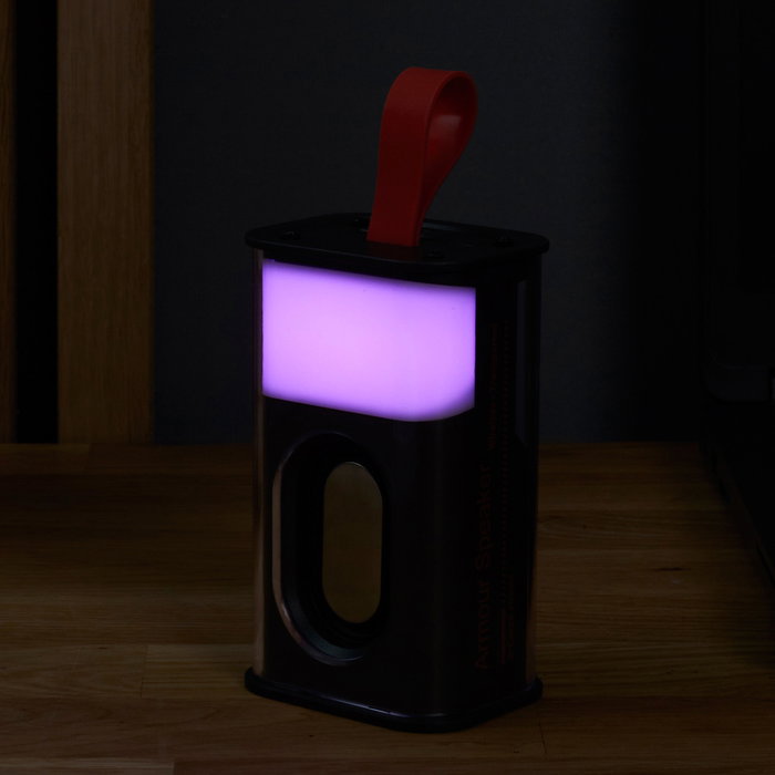 Be Mix Altavoz Bluetooth Portátil con Luces LED RGB, 5W, Batería Recargable 500mAh (3h Autonomía), Asa de Transporte, Altavoz Inalámbrico Be Mix
