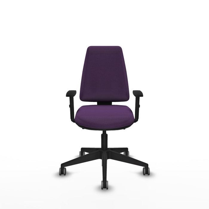PIQUERAS Y CRESPO Silla de oficina Elche, Mecanismo Asincro, Tela Morada PIQUERAS Y CRESPO Silla de oficina Elche, Mecanismo Asincro, Tela Morada