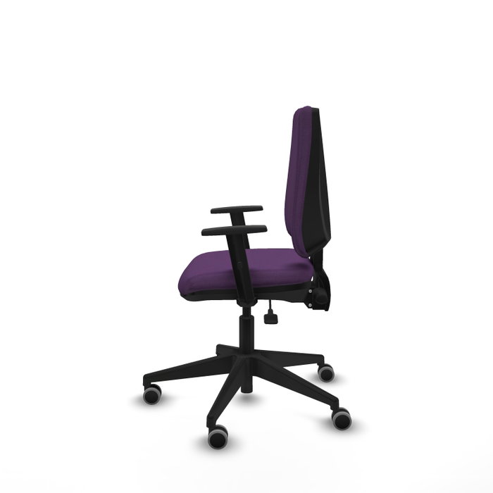 PIQUERAS Y CRESPO Silla de oficina Elche, Mecanismo Asincro, Tela Morada PIQUERAS Y CRESPO Silla de oficina Elche, Mecanismo Asincro, Tela Morada