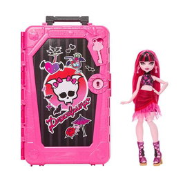 Mattel Muñeca Monster High Skulltimate Secrets Series 7 Draculaura con más de 19 Sorpresas