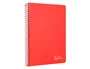 Liderpapel Cuaderno Espiral A4 Witty Tapa Dura Rojo