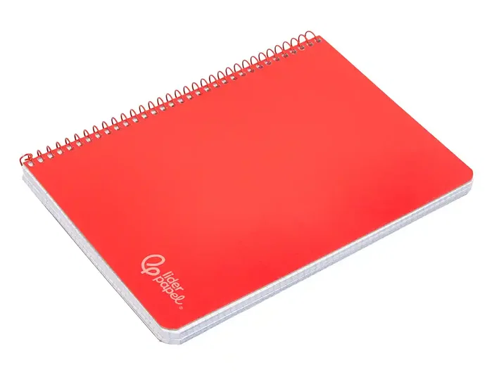 Liderpapel Cuaderno Espiral A4 Witty Tapa Dura Rojo