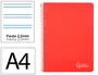Liderpapel Cuaderno Espiral A4 Witty Tapa Dura Rojo
