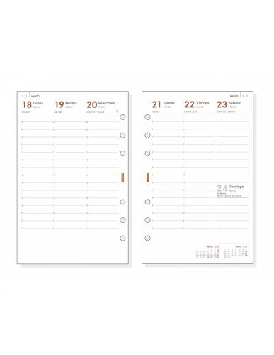 Finocam Recambio Agenda Anual Open 500 Svv 117x181 mm R599 2024