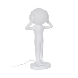 Lámpara Mesa Figura Blanco Resina 27 X 18 X 52,50 cm