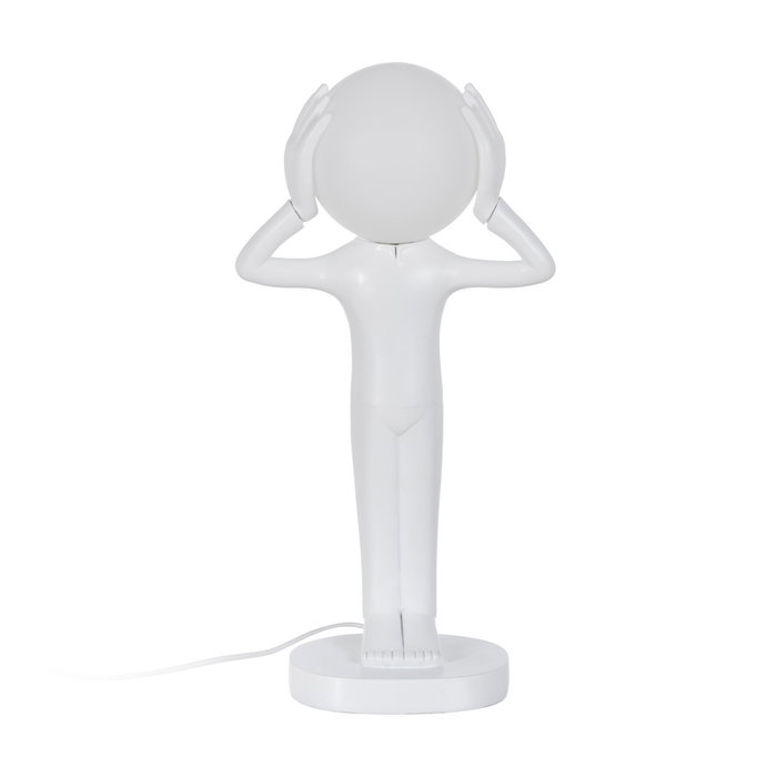 Lámpara Mesa Figura Blanco Resina 27 X 18 X 52,50 cm