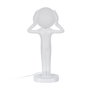 Ixia Lámpara de Mesa Figura Blanco Resina