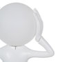 Ixia Lámpara de Mesa Figura Blanco Resina