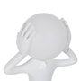 Ixia Lámpara de Mesa Figura Blanco Resina