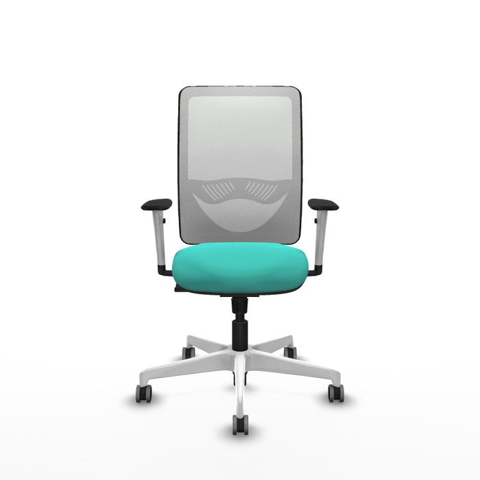 PIQUERAS Y CRESPO Silla de oficina Zulema Turquesa y Blanco PIQUERAS Y CRESPO Silla de oficina Zulema Turquesa y Blanco