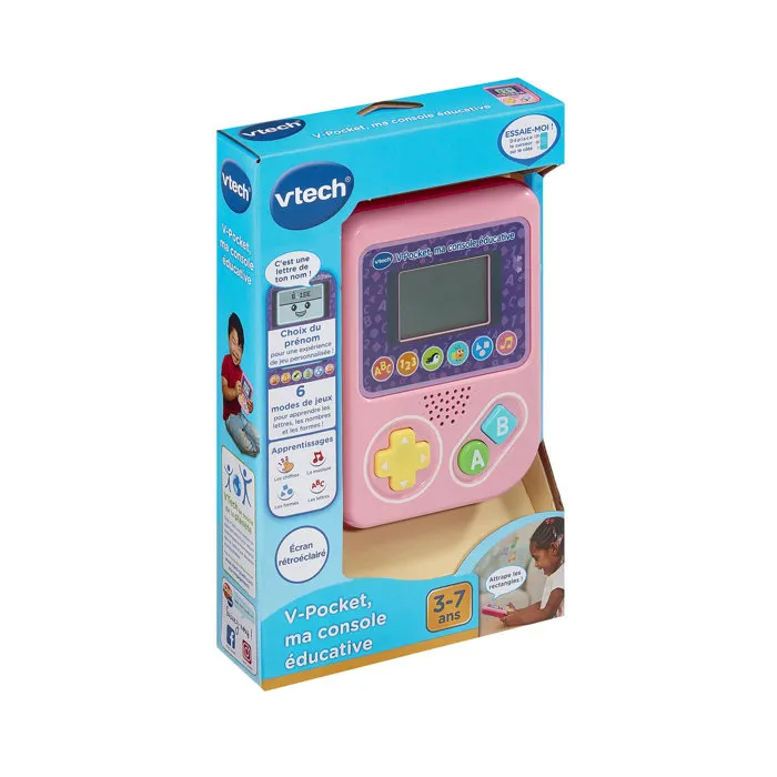 Vtech V-POCKET Mi Consola Educativa Rosa