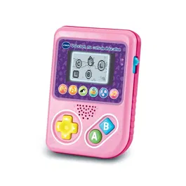 Vtech V-POCKET MI CONSOLA EDUCATIVA ROSA - Juego educativo portátil para niños - Idioma francés