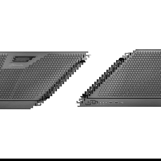 Silverstone RM51 Rack-Montage Servidor 5U Negro ATX, micro ATX, Mini-ITX Acero