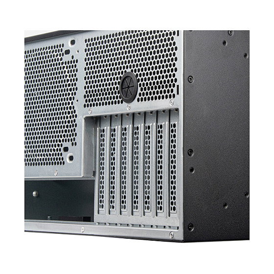 Silverstone RM51 Rack-Montage Servidor 5U Negro ATX, micro ATX, Mini-ITX Acero
