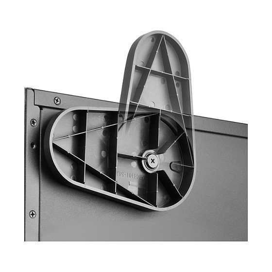 Silverstone RM51 Rack-Montage Servidor 5U Negro ATX, micro ATX, Mini-ITX Acero