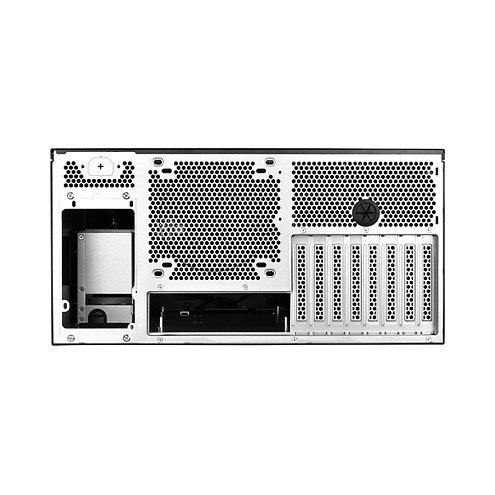 Silverstone RM51 Rack-Montage Servidor 5U Negro ATX, micro ATX, Mini-ITX Acero