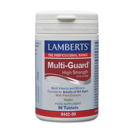 Lamberts Multiguard 90 Cápsulas - Complejo de Vitaminas y Minerales Una al Día para Adultos y Veganos