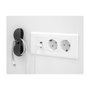 DeLOCK 18443 Organizador de cables con 3 pasacables autoadhesivos, juego de 3 piezas