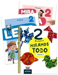 ANAYA, Miramos todo 2. Primer trimestre. + Detectives del recreo + Mira, Grupo Anaya - ANAYA
