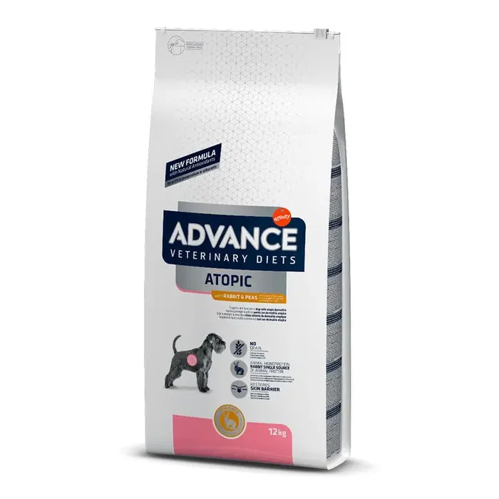 Affinity Advance Vet Canine Adult Atopic Conejo Pienso para Perros con Problemas de Piel 12 kg Affinity Advance Vet Canine Adult Atopic Conejo Pienso para Perros con Problemas de Piel 12 kg