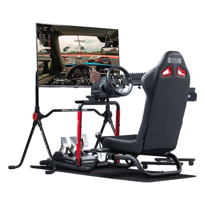 Next Level Racing NLR-S040 Wheel Stand Lite 2.0, Soporte Volante Gaming Negro/Rojo, Mueble para Videojuegos Next Level Racing NLR-S040 Wheel Stand Lite 2.0, Soporte Volante Gaming Negro/Rojo, Mueble para Videojuegos