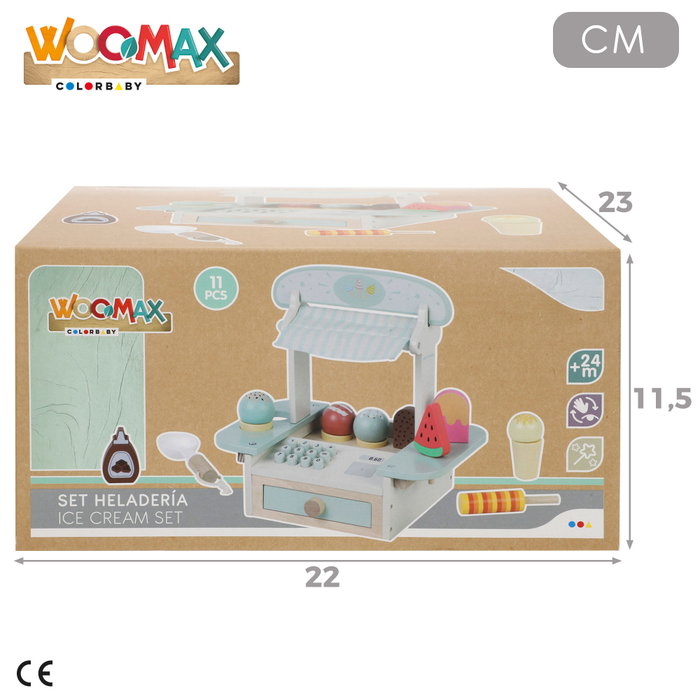 WOOMAX Set de Heladería de Madera 3 WOOMAX Set de Heladería de Madera 3