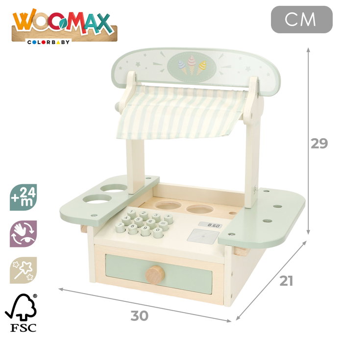 WOOMAX Set de Heladería de Madera 3 WOOMAX Set de Heladería de Madera 3