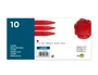 Liderpapel Lacre Rojo Caja 10 Barras