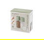 Berghoff 3950403 Molinillos de Sal y Pimienta Balance, Mecanismo de Cerámica Ajustable, Hechos de Plásticos Reciclados, Juego Imprescindible para Cocina