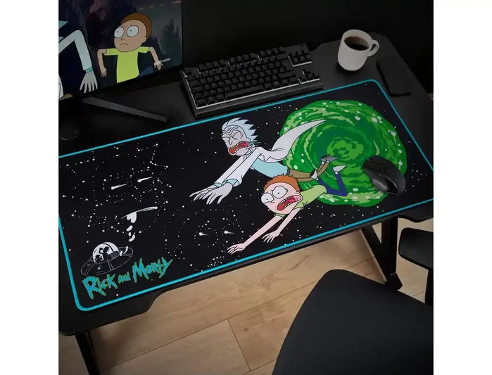 Wondee Alfombrilla de ratón Rick y Morty Subsonic 900x400 mm