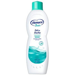 NENUCO Gel De Ducha Classic Fragancia Original 650 ml, Gel de baño suave para piel normal, botella de 650 mililitros