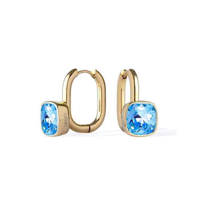Pendientes Mujer LIU JO LJ2890 Dorado Azul Pendientes Mujer LIU JO LJ2890 Dorado Azul