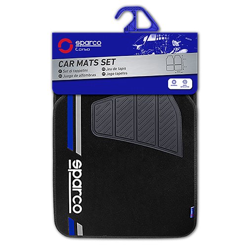 Sparco Alfombra Moqueta Corsa Azul