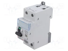 Legrand DX3 410963 Interruptor diferencial 10A 1P+N 6kA 30mA Tipo A 230VAC 2TE