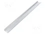 FIBOX Carril DIN TS35 de acero y zinc, 340mm x 35mm