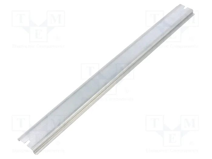FIBOX Carril DIN TS35 de acero y zinc, 340mm x 35mm