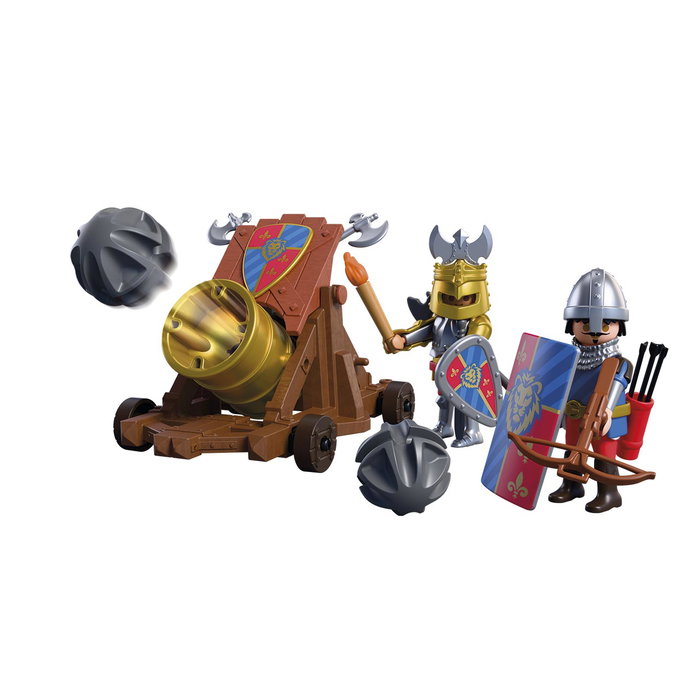 Playmobil 72115 Cañón de Fuego de Caballeros León, +4 años, Idioma Español