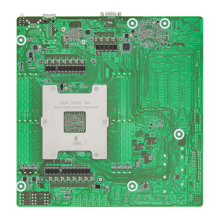 ASRock TURIND8UD-2T/X550 Placa Base Deep Micro-ATX Socket SP5 para AMD EPYC 9004, con 16x SATA III, 10GbE Intel X550, 4x PCIe 5.0 x16, Gráficos ASPEED AST2600