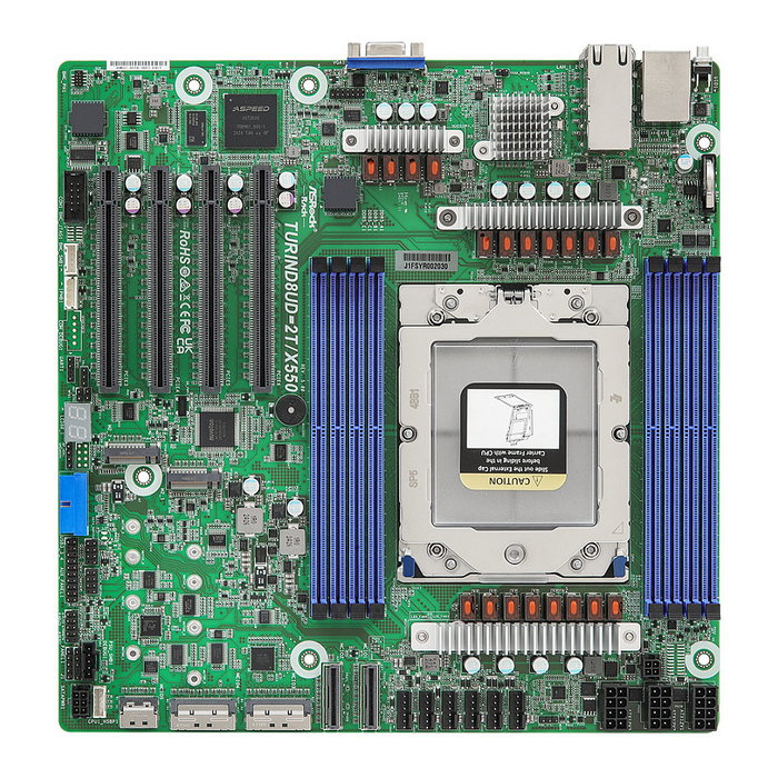 ASRock TURIND8UD-2T/X550 Deep Micro-ATX ASRock TURIND8UD-2T/X550 Deep Micro-ATX