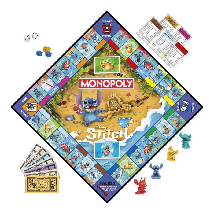 Hasbro Monopoly Stitch Edición Disney