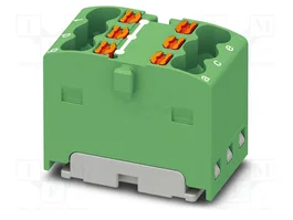 PHOENIX CONTACT PTFIX 6X1,5 GN Conector de carril verde