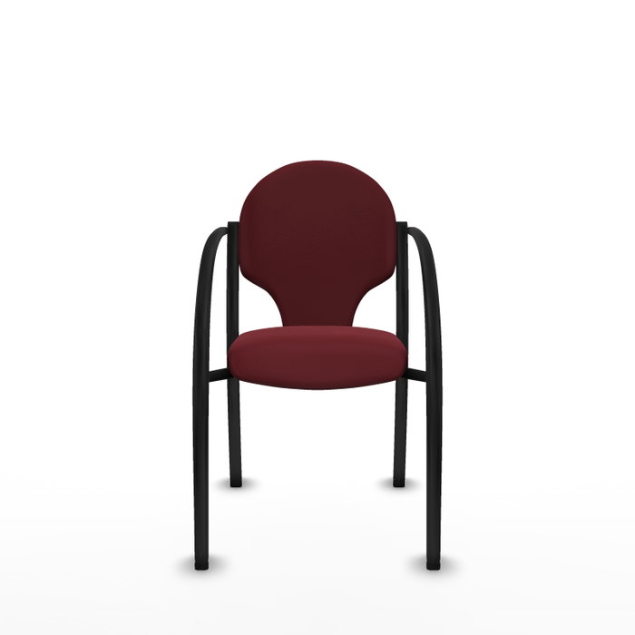 PIQUERAS Y CRESPO Silla Hellín Granate con Brazos Fijos PIQUERAS Y CRESPO Silla Hellín Granate con Brazos Fijos