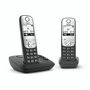 Gigaset A690A Duo con contestador automático - Negro/Plata